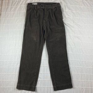Okonkwo MFG. Co Corduroy Pants Men's Size Small 30x29 Retro US Military Clothing